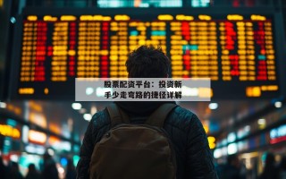 股票配资平台：投资新手少走弯路的捷径详解